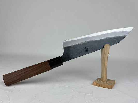 Nishida Daisuke Kurouchi Gyuto 180mm White Steel 1 Walnut Octagonal Handle