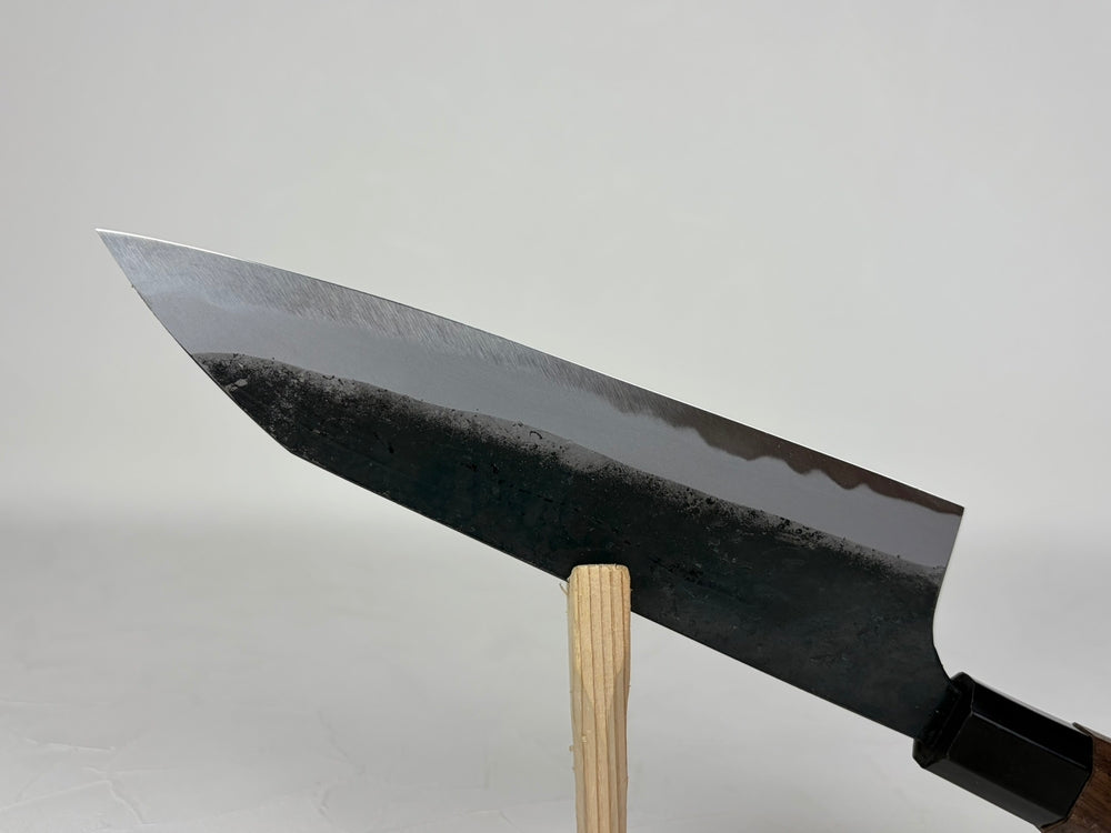 Nishida Daisuke Kurouchi Gyuto 180mm White Steel 1 Walnut Octagonal Handle