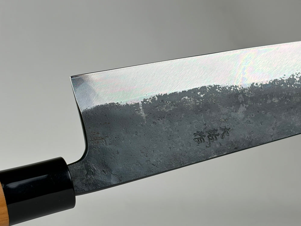 Daisuke Nishida white 2 Funayuki chef's knife 210 mm Kurouchi hand forge welding