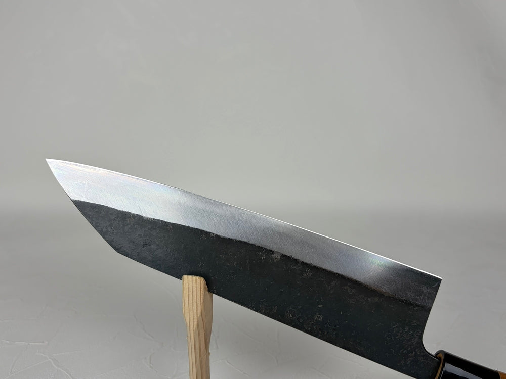 Daisuke Nishida white 2 Funayuki chef's knife 210 mm Kurouchi hand forge welding