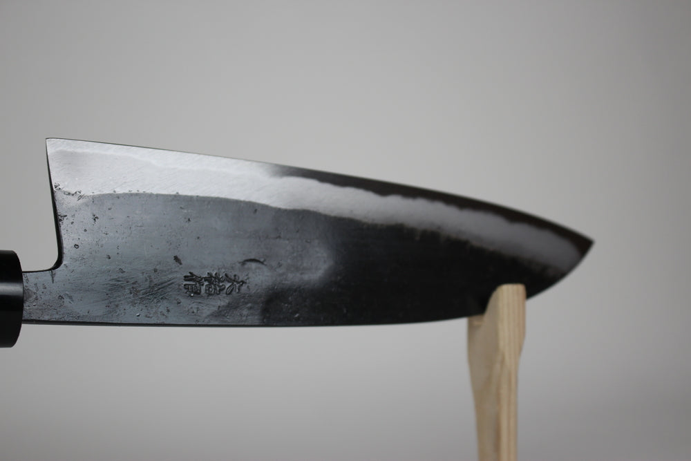 Daisuke Nishida white 1 Funayuki chef's knife 210 mm Kurouchi hand forge welding