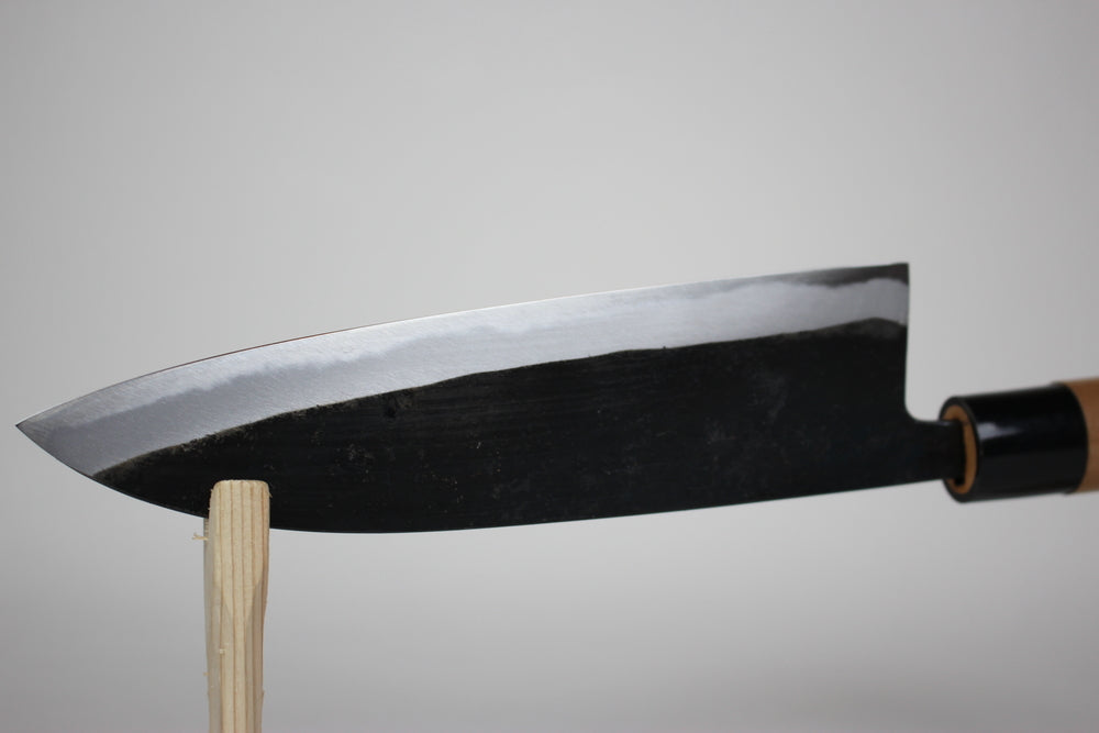 Daisuke Nishida white 1 Funayuki chef's knife 210 mm Kurouchi hand forge welding