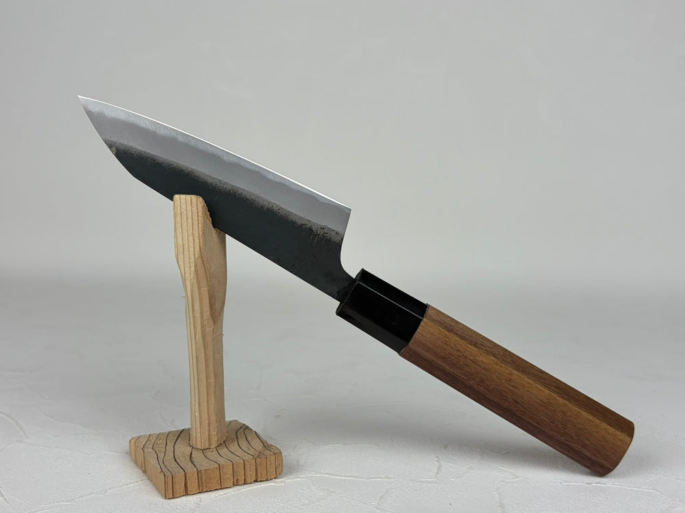 Nishida Daisuke Kurouchi Petty 100mm White Steel 1 Walnut Octagonal Handle