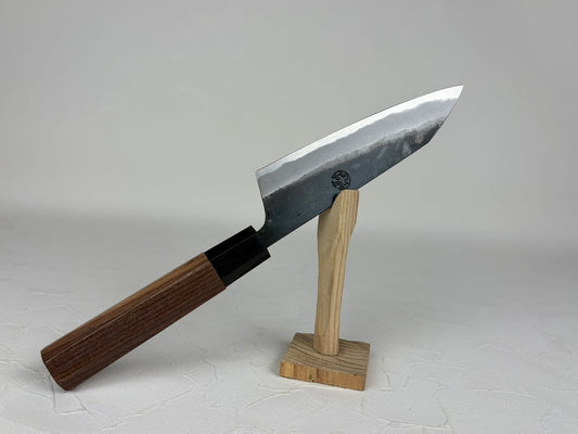 Nishida Daisuke Kurouchi Petty 130mm White Steel 1 Walnut Octagonal Handle