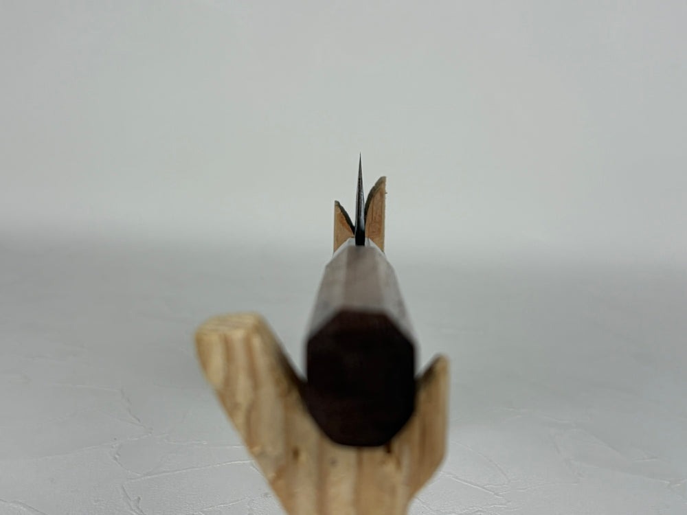 Nishida Daisuke Kurouchi Petty 130mm White Steel 1 Walnut Octagonal Handle