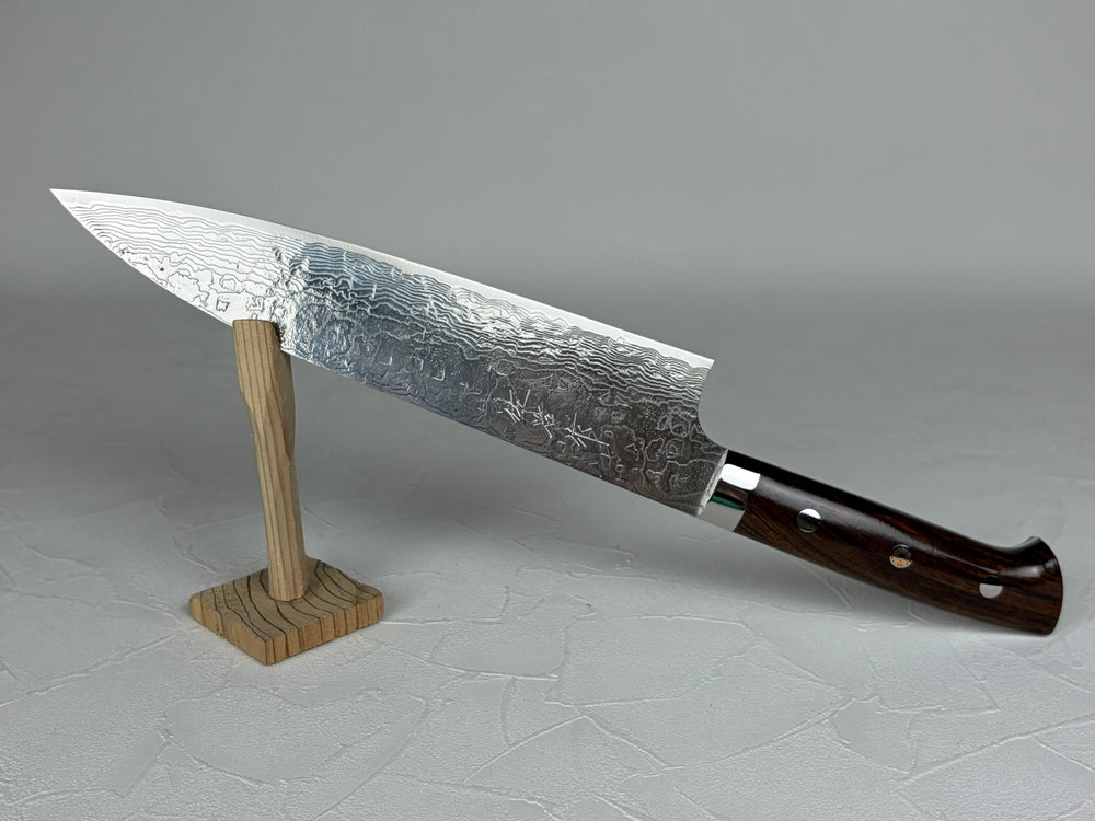 Takeshi Saji R2 SG2 Diamond Damascus Gyuto Chef Knife 210mm Ironwood