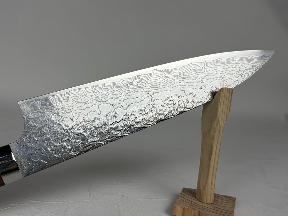 Takeshi Saji R2 SG2 Diamond Damascus Gyuto Chef Knife 210mm Ironwood