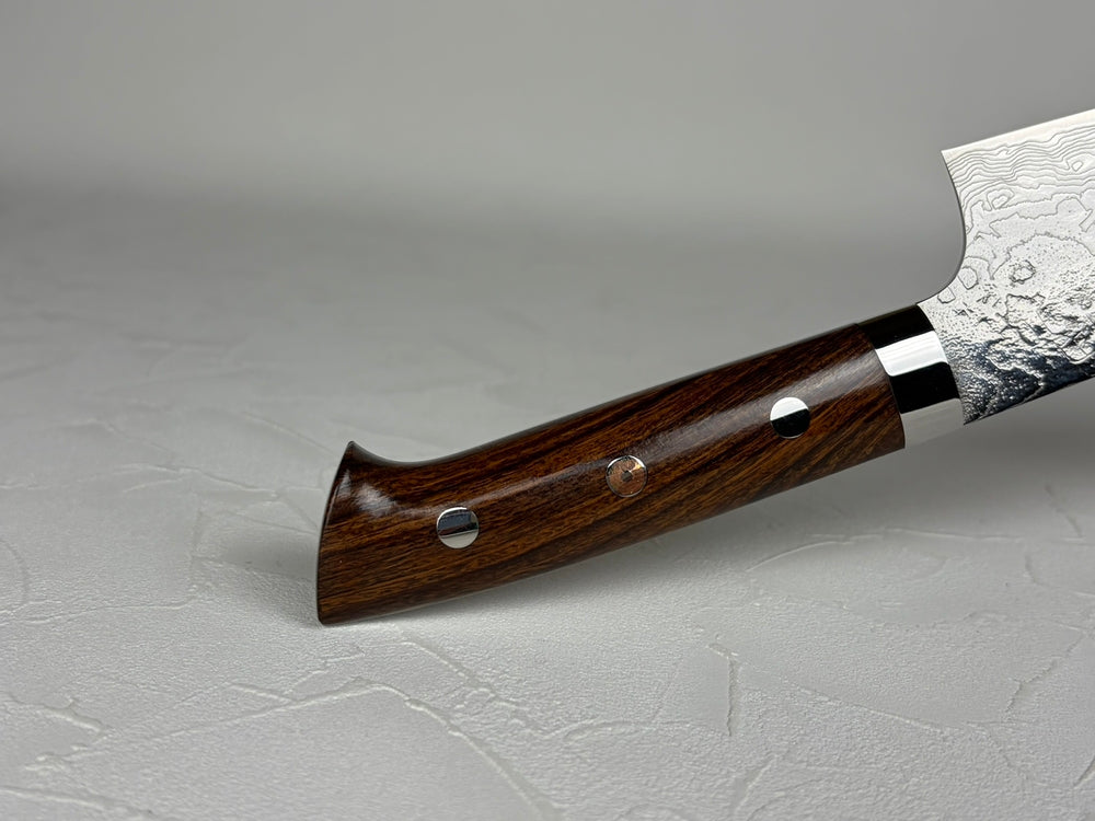 Takeshi Saji R2 SG2 Diamond Damascus Gyuto Chef Knife 210mm Ironwood