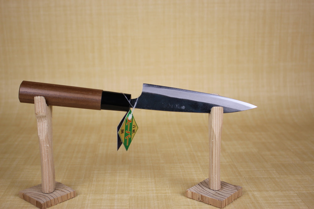 Tosa Tsukasa Kurouchi Petty Knife Aogami Super 120mm Walnut handle