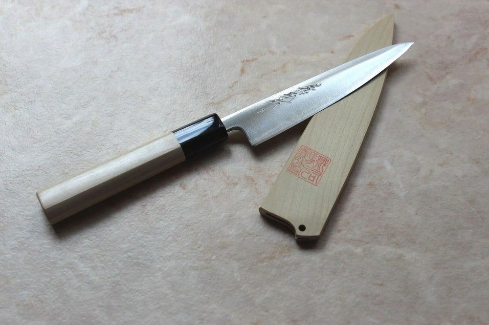 Goh Yoshihiro 135 mm Aogami super petty knife with Saya cover US stock