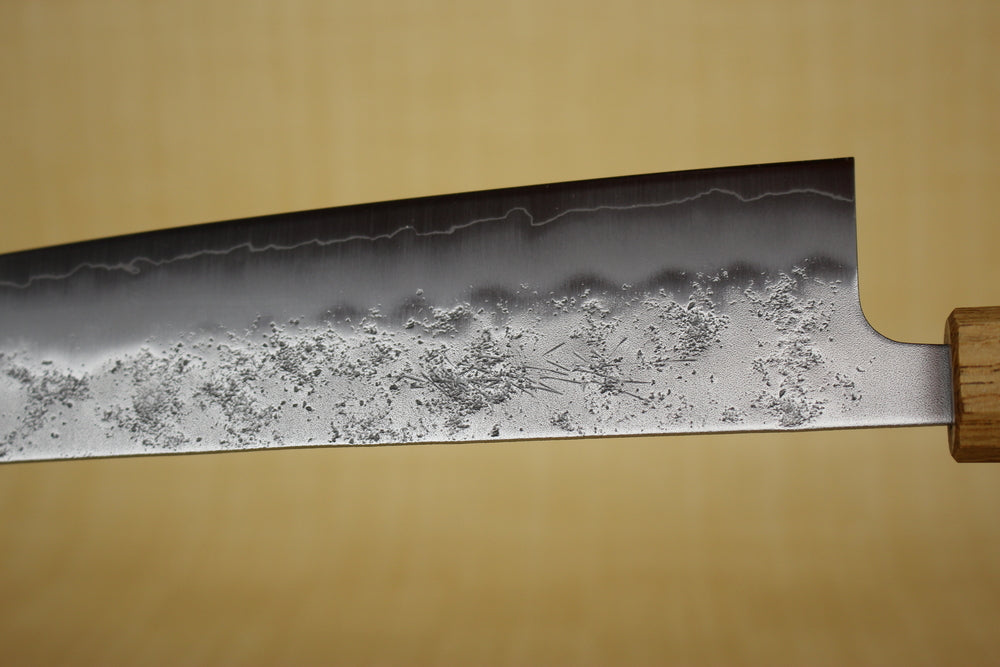 Goh Yoshihiro 240mm Gin3 Gyuto chef's knife Oak Burnt lacquer Handle with Saya US stock