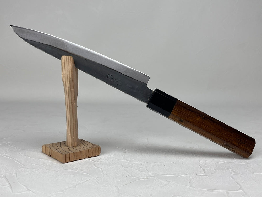 Kyusakichi Blue 1 core petty knife 150 mm octagon Bombay blackwood handle
