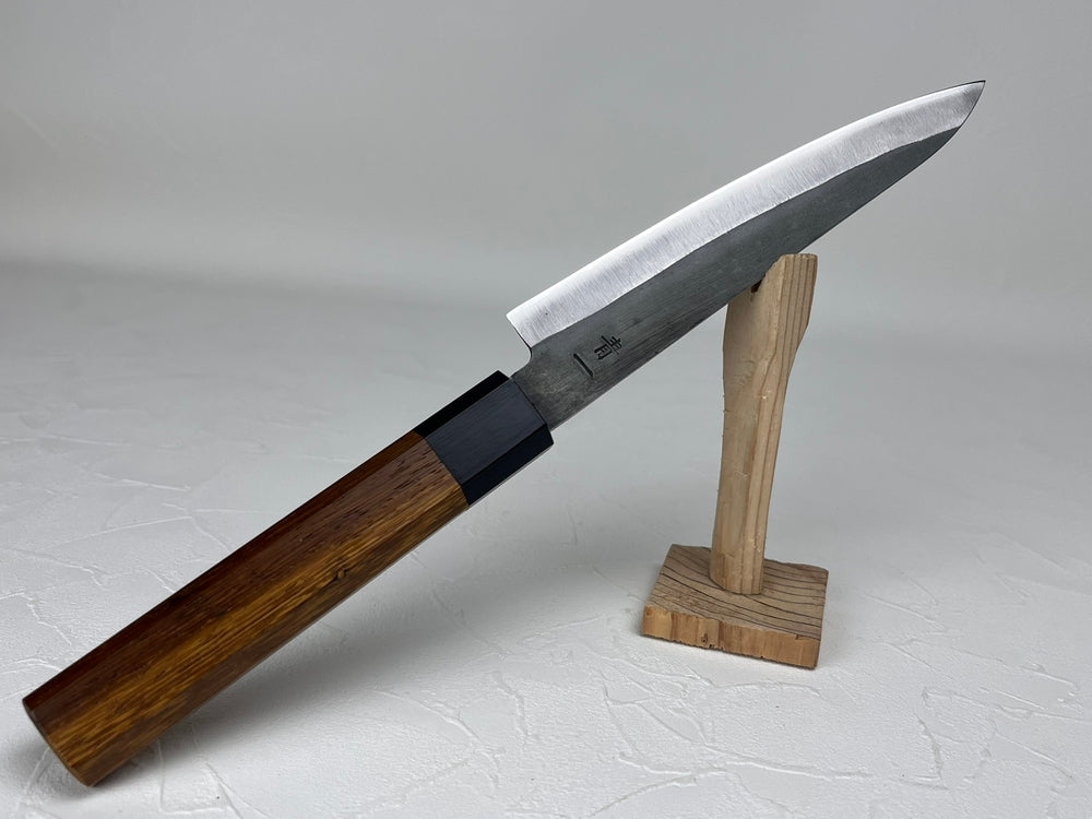 Kyusakichi Blue 1 core petty knife 150 mm octagon Bombay blackwood handle