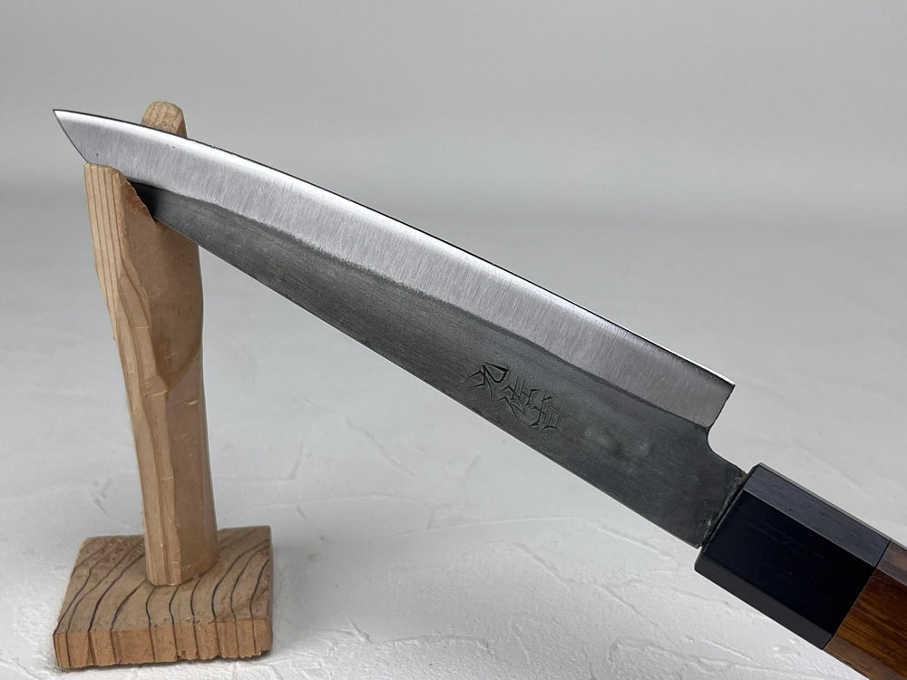 Kyusakichi Blue 1 core petty knife 150 mm octagon Bombay blackwood handle