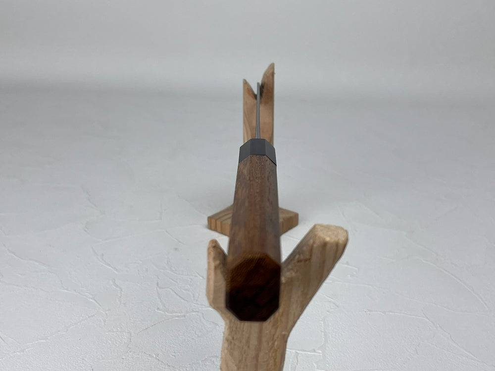 Kyusakichi Blue 1 core petty knife 150 mm octagon Bombay blackwood handle