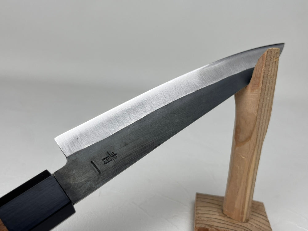 Kyusakichi Blue 1 core petty knife 150 mm octagon Bombay blackwood handle