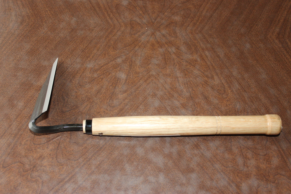 Kyusakichi Masakiyo Kana Hoe 2171 Japanese Garden Tool - 130mm Hand Hoe Sickle
