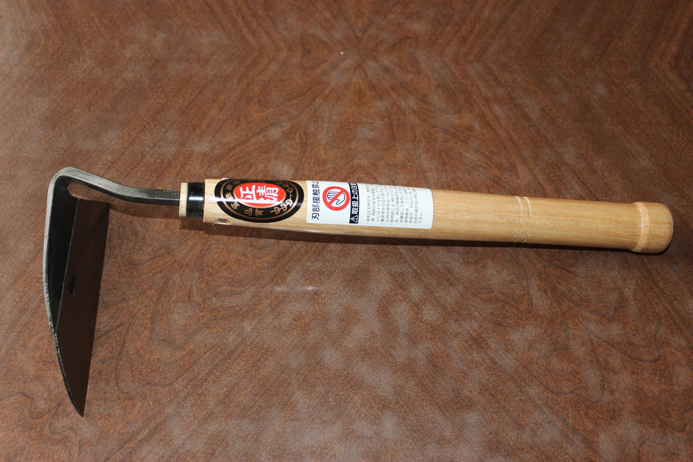 Kyusakichi Masakiyo Kana Hoe 2171 Japanese Garden Tool - 130mm Hand Hoe Sickle