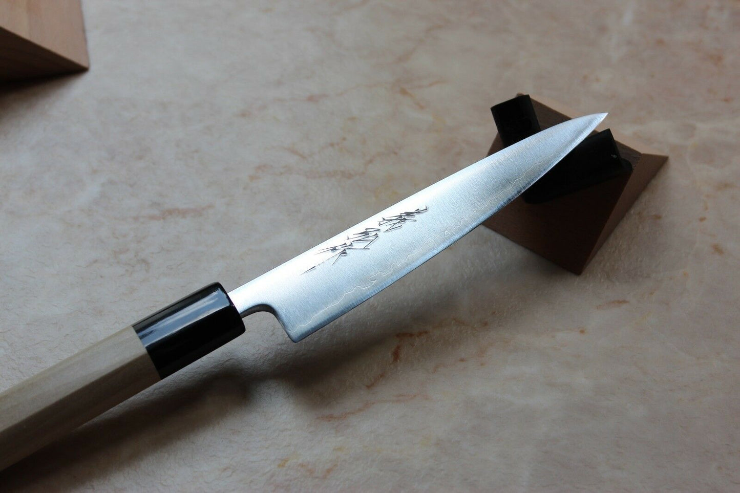 Yoshihiro: Aogami super Kitchen utility Petty knife, Wa Gyuto 135 mm 5.3"