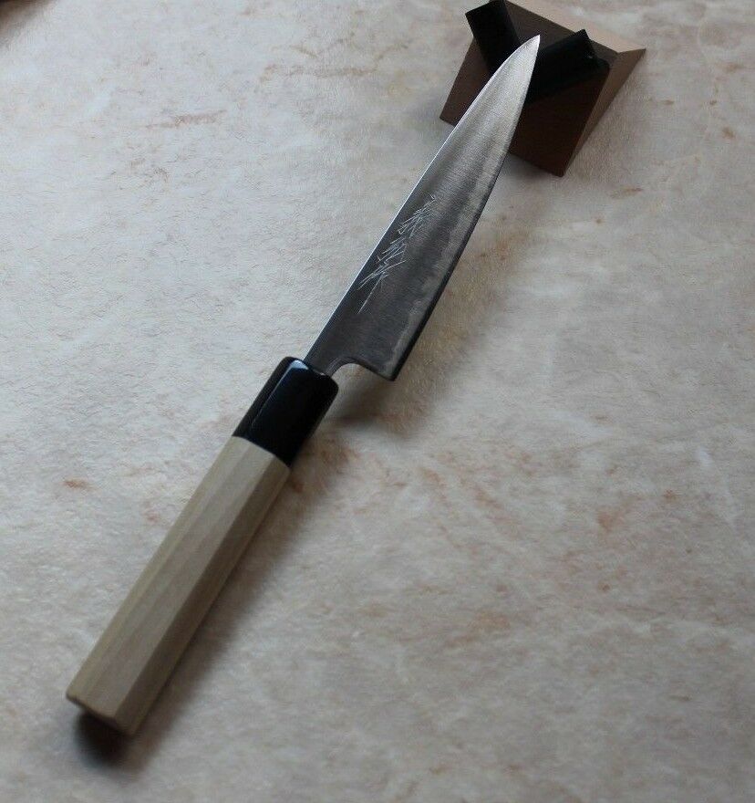 Yoshihiro: Aogami super Kitchen utility Petty knife, Wa Gyuto 135 mm 5.3"