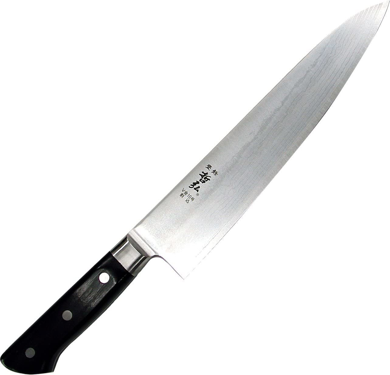 Tetsuhiro VG-10 Damascus Kasumi nagashi chef's knife 240 mm 9.45inch