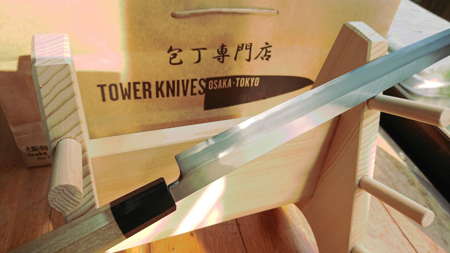 Sakai Kanechika Sakimaru Double bevel knife 300 mm Towerknives brand